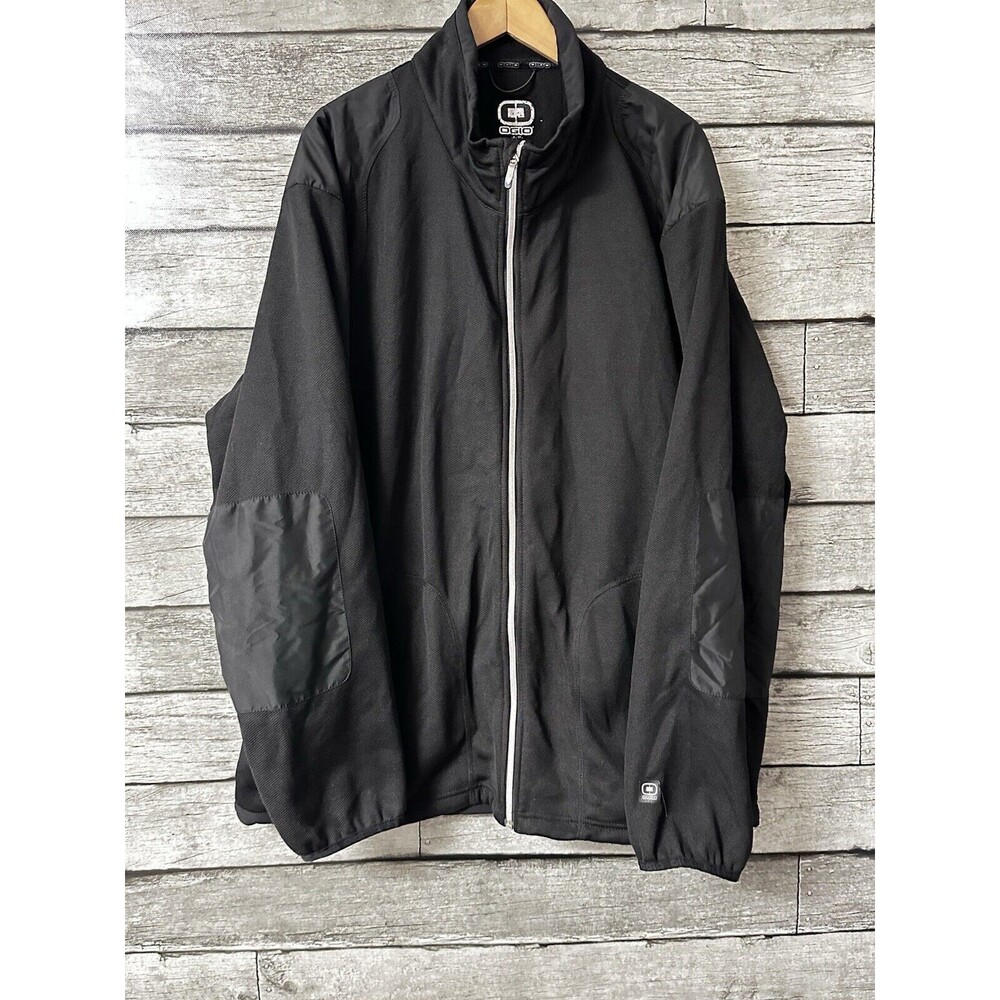 Ogio Grit Fleece Jacket Men’s Size 2XL Full Zip Black Jacket